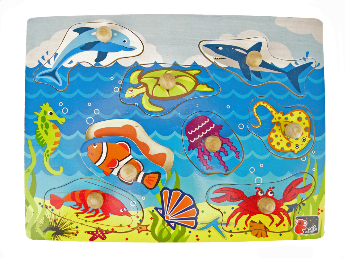 Buy Eleganter sea animal peg puzzle online in Australia