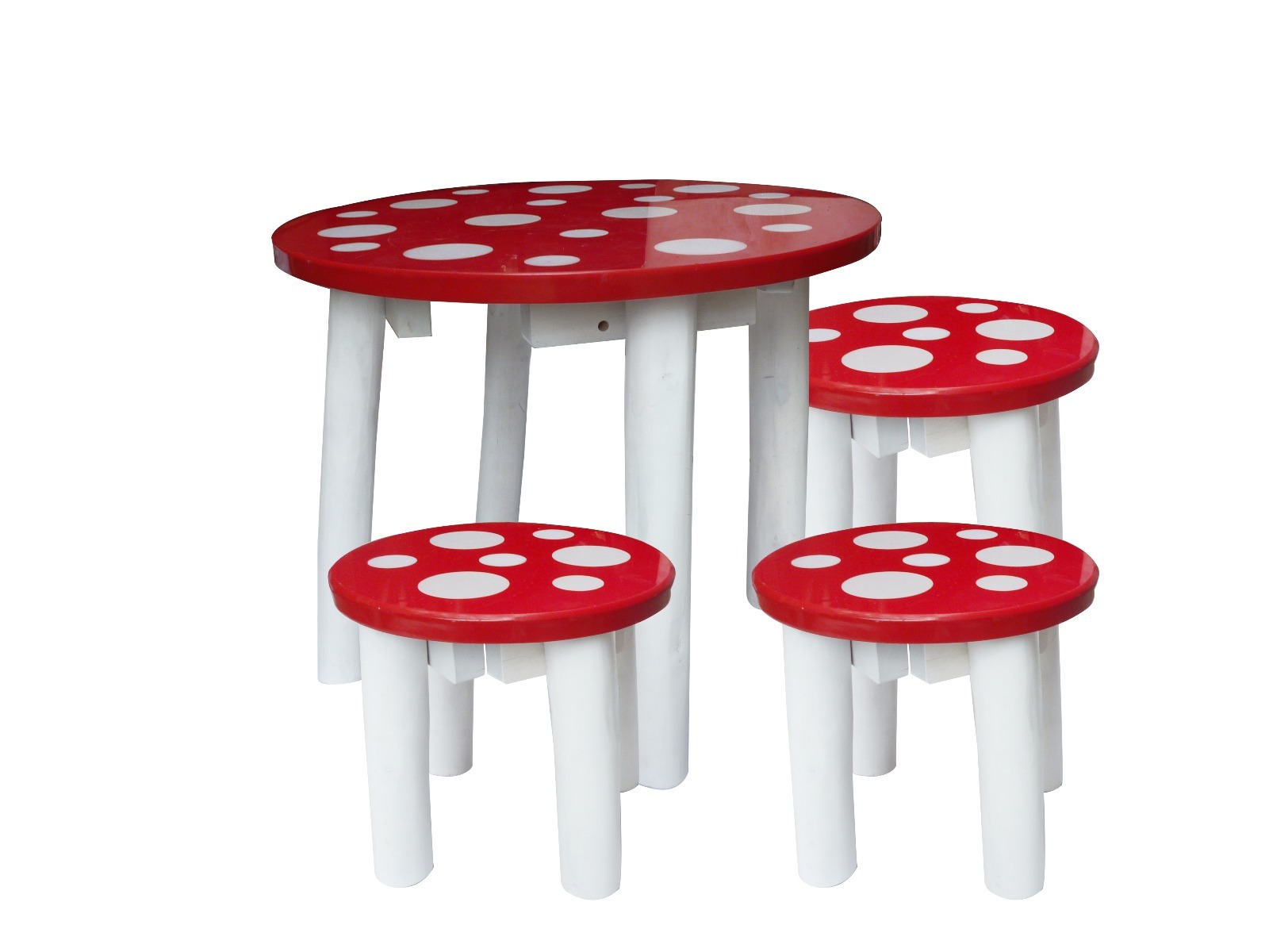 Buy Outdoor Mushroom Table And 3 Stools Online In Australia