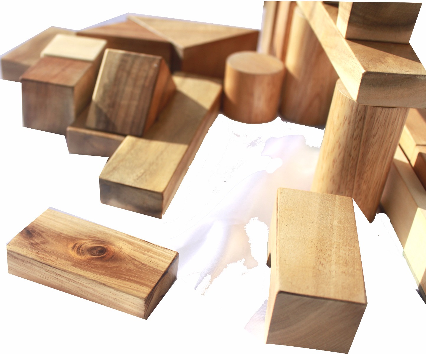 Buy NATURAL WOOD BLOCKS 34 PCS Online in Australia