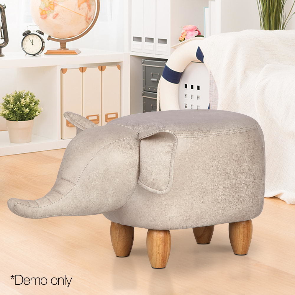 Buy Kids Animal Stool Beige Online in Australia