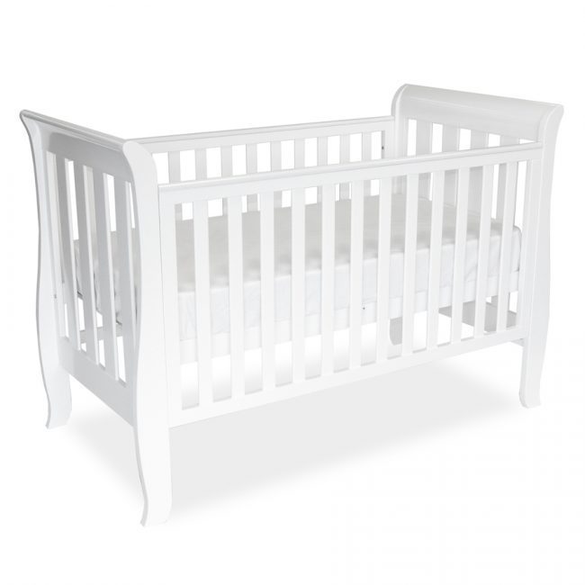 Buy Classic Sleigh Cot White Online In Australia