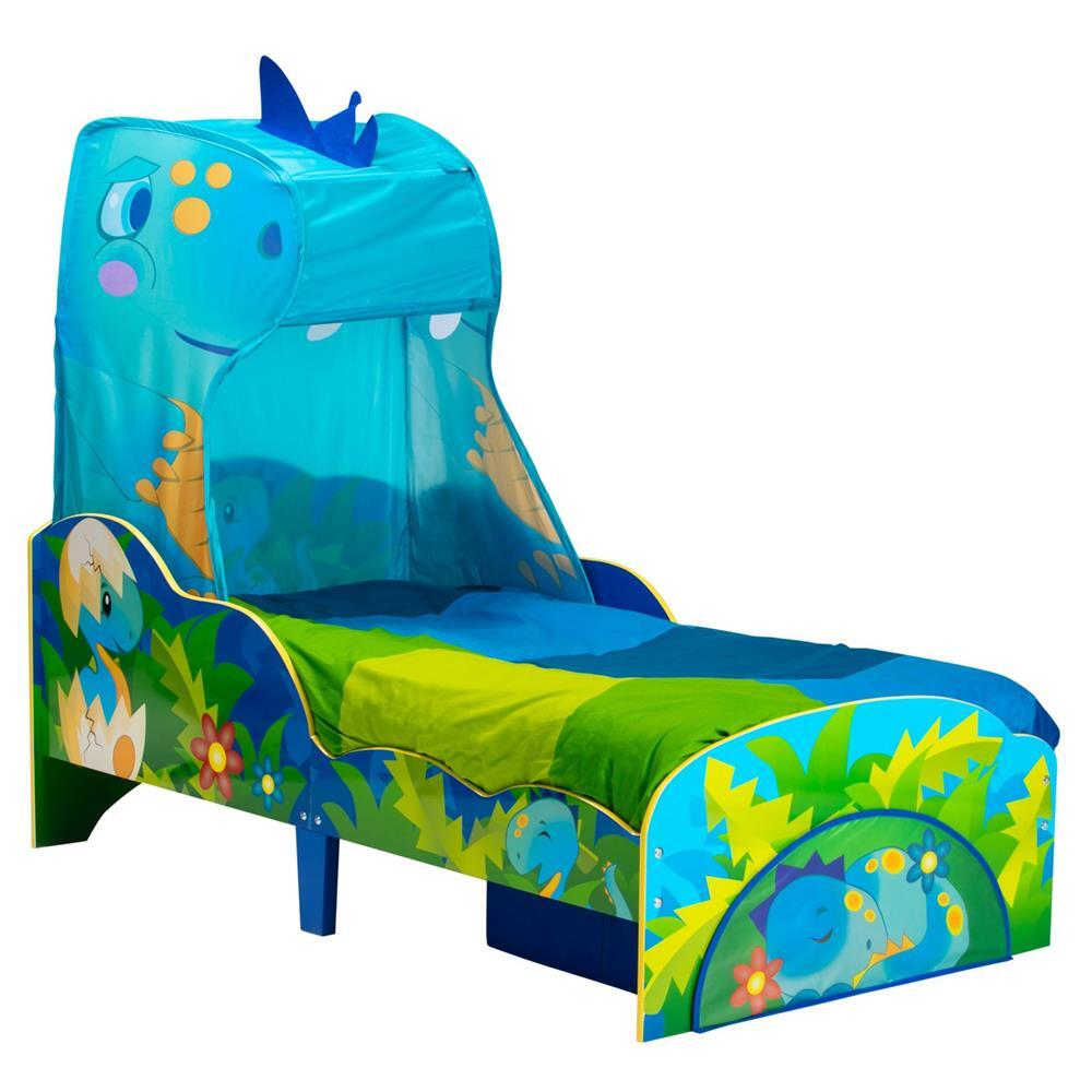 Buy Dinosaur Toddler Bed with Canopy and Storage Online in Australia