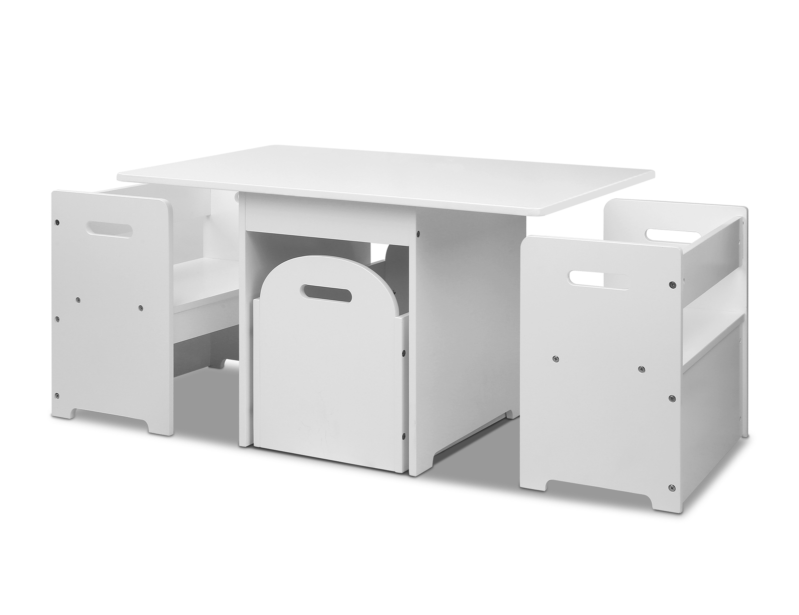 Buy Kids Table and Chair Set White Online in Australia