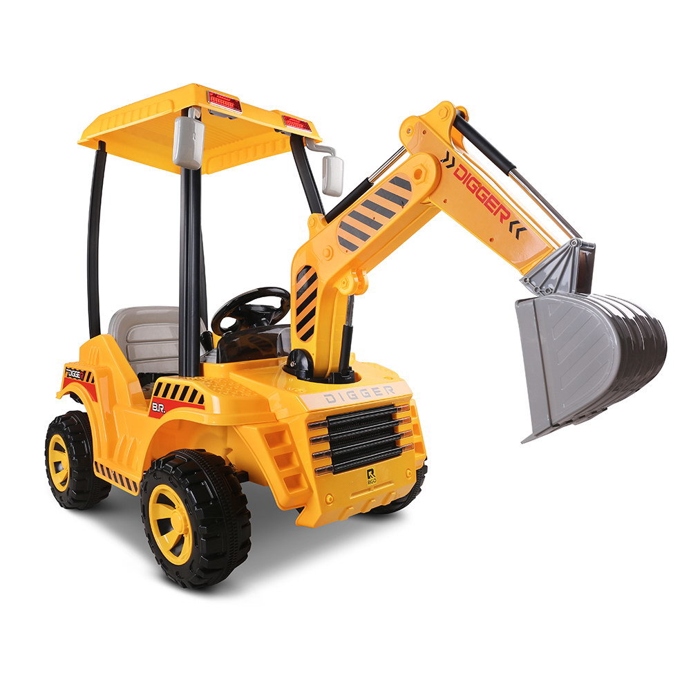 Buy Kids Ride On Electric Digger Excavator Bulldozer Yellow Online in Australia Buy Kids Ride On Electric Digger Excavator Bulldozer Yellow Online in Australia