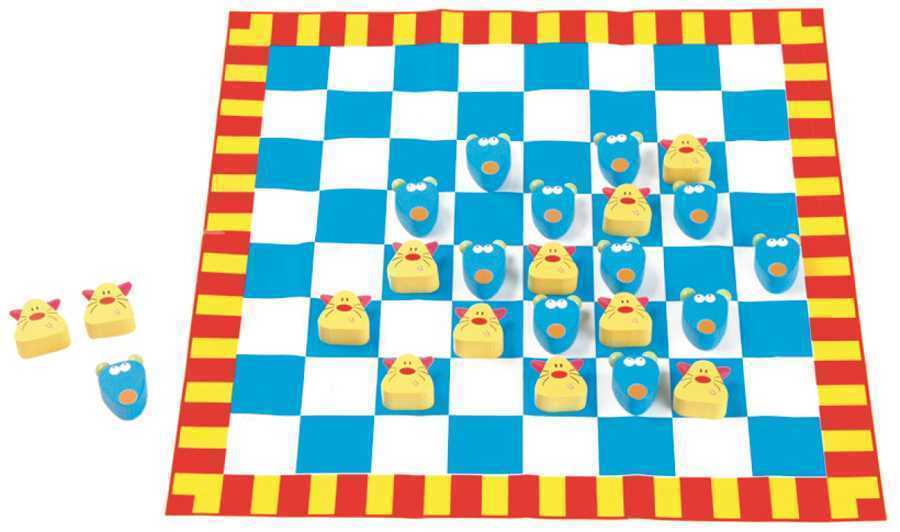 Buy Eleganter wooden mini checker game online in Australia